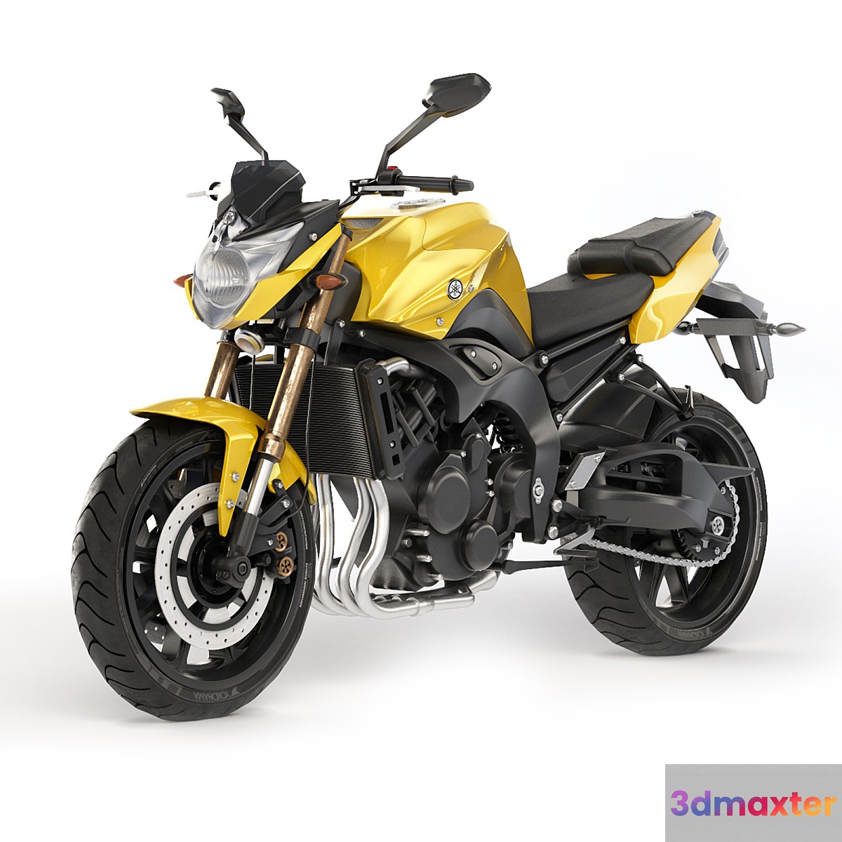 Yamaha FZ8N 2011 3D Max