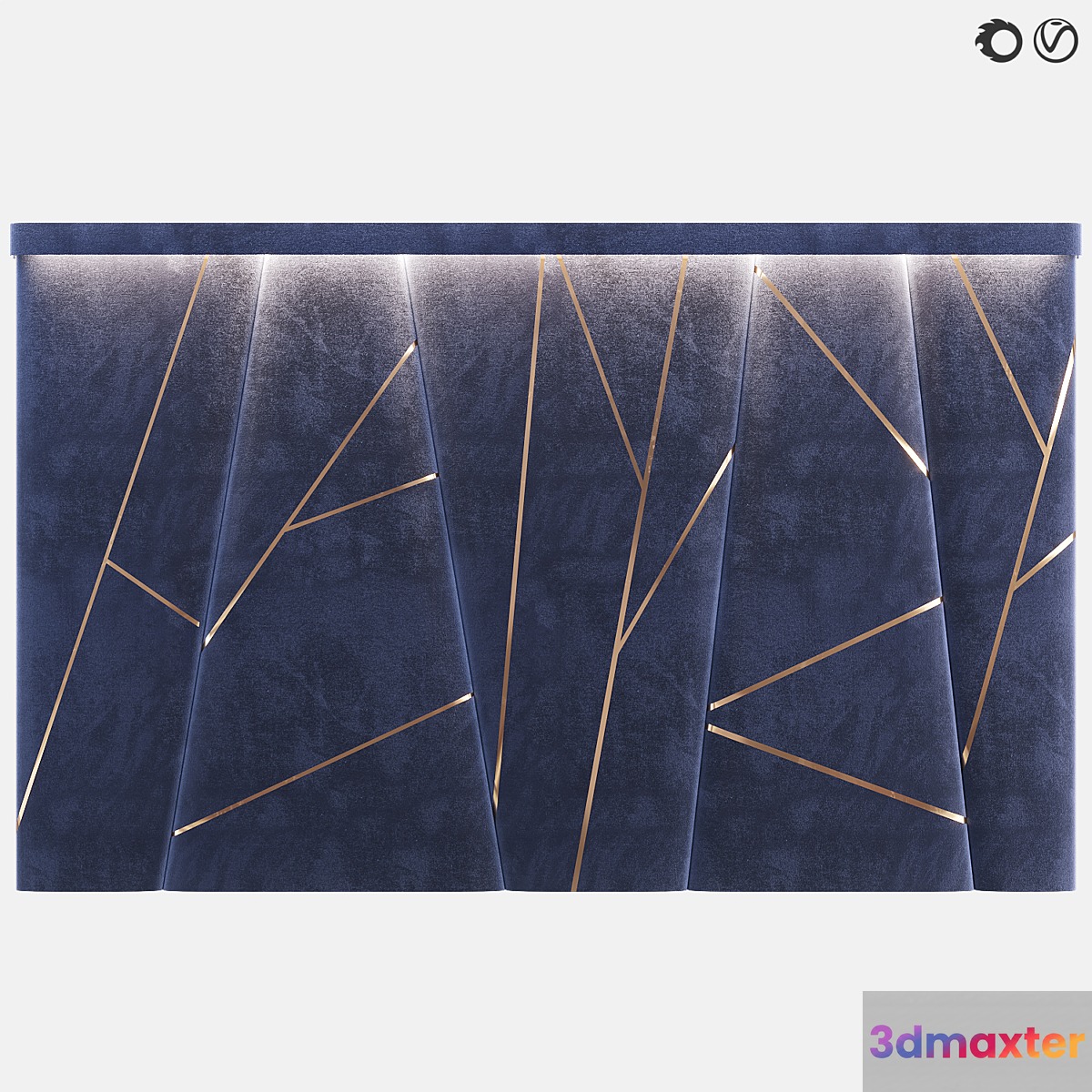 Soft wall panel 71 3D Max