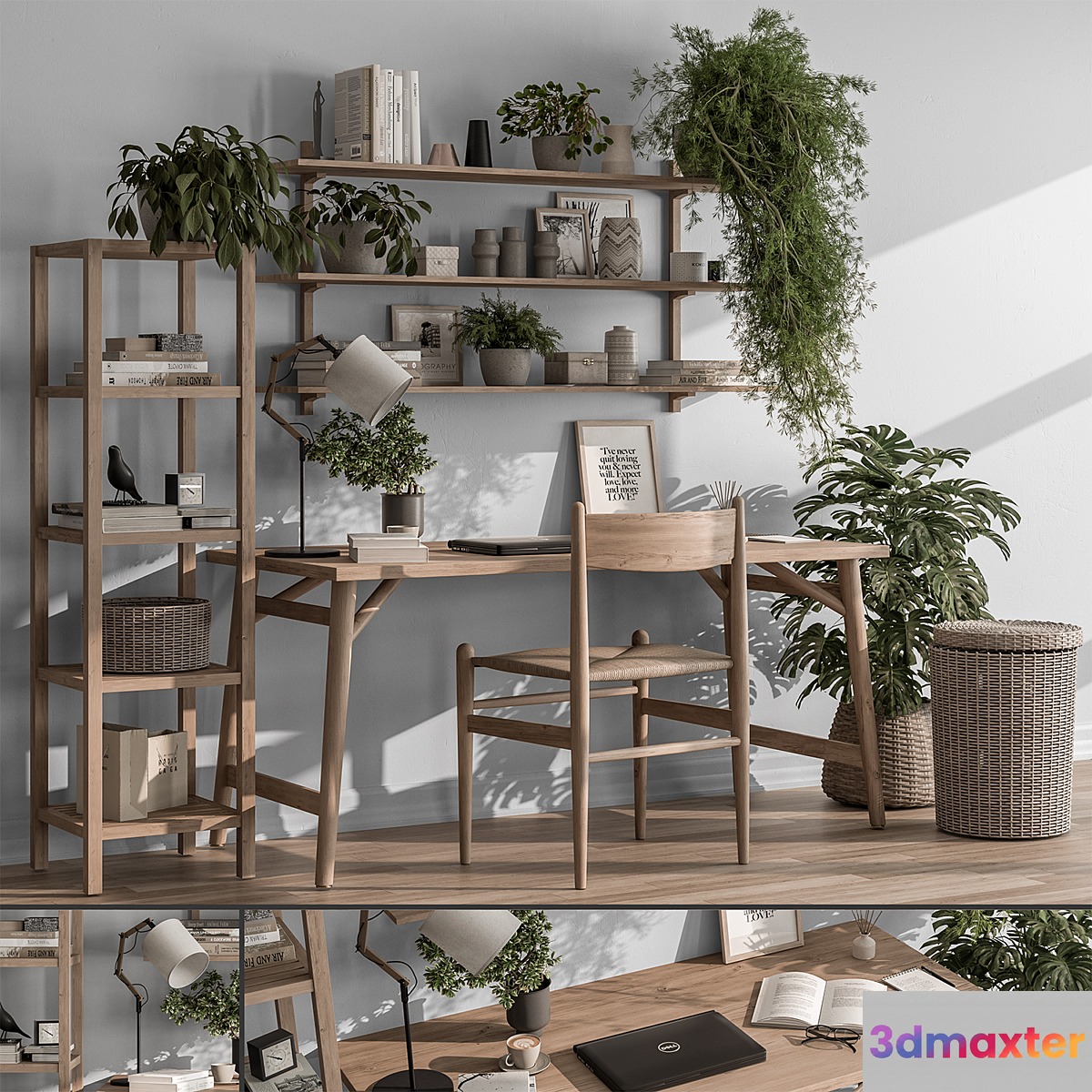 Home Office - Office Furniture 370 C 3D Max