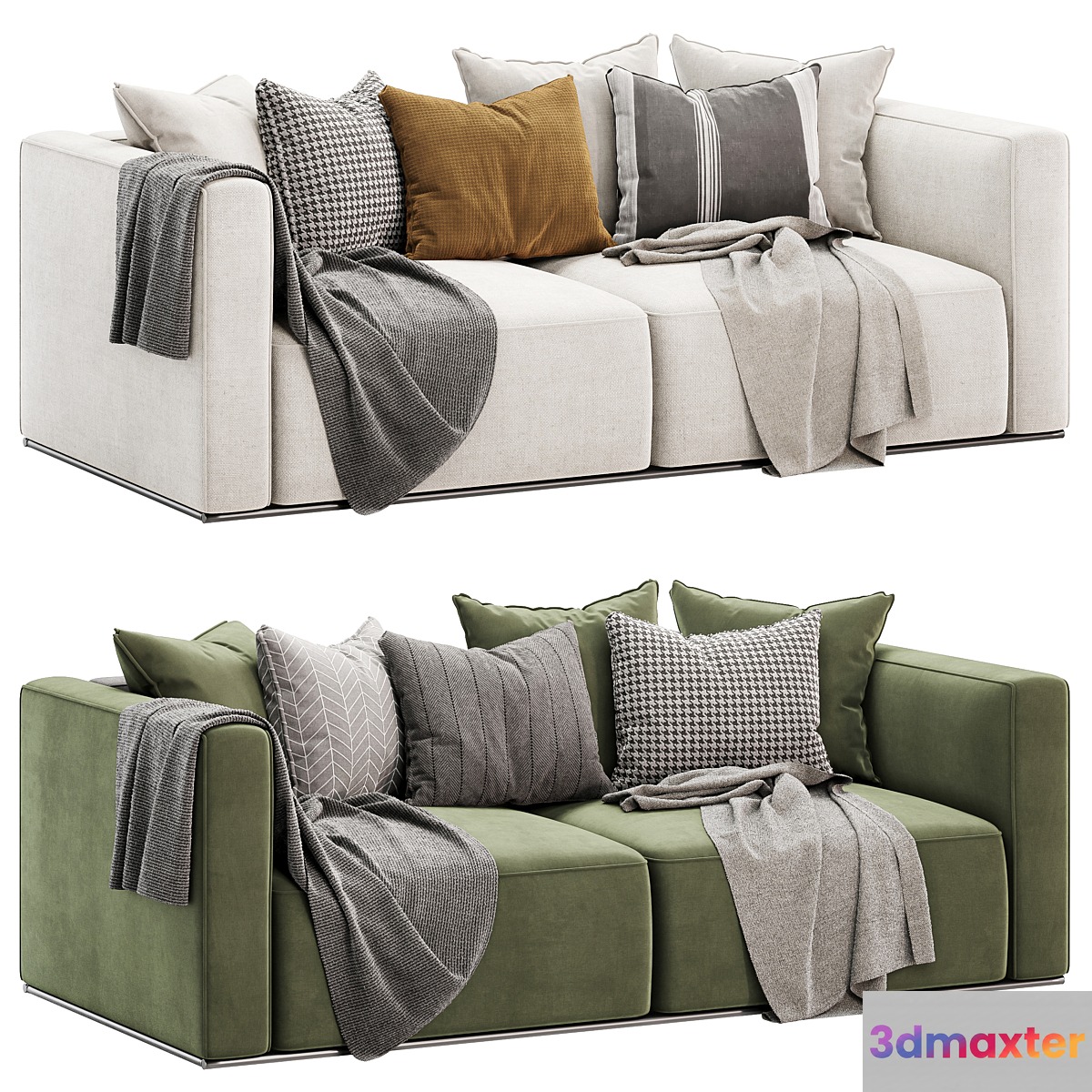 shangai 3 seater sofa by poliform - No.2