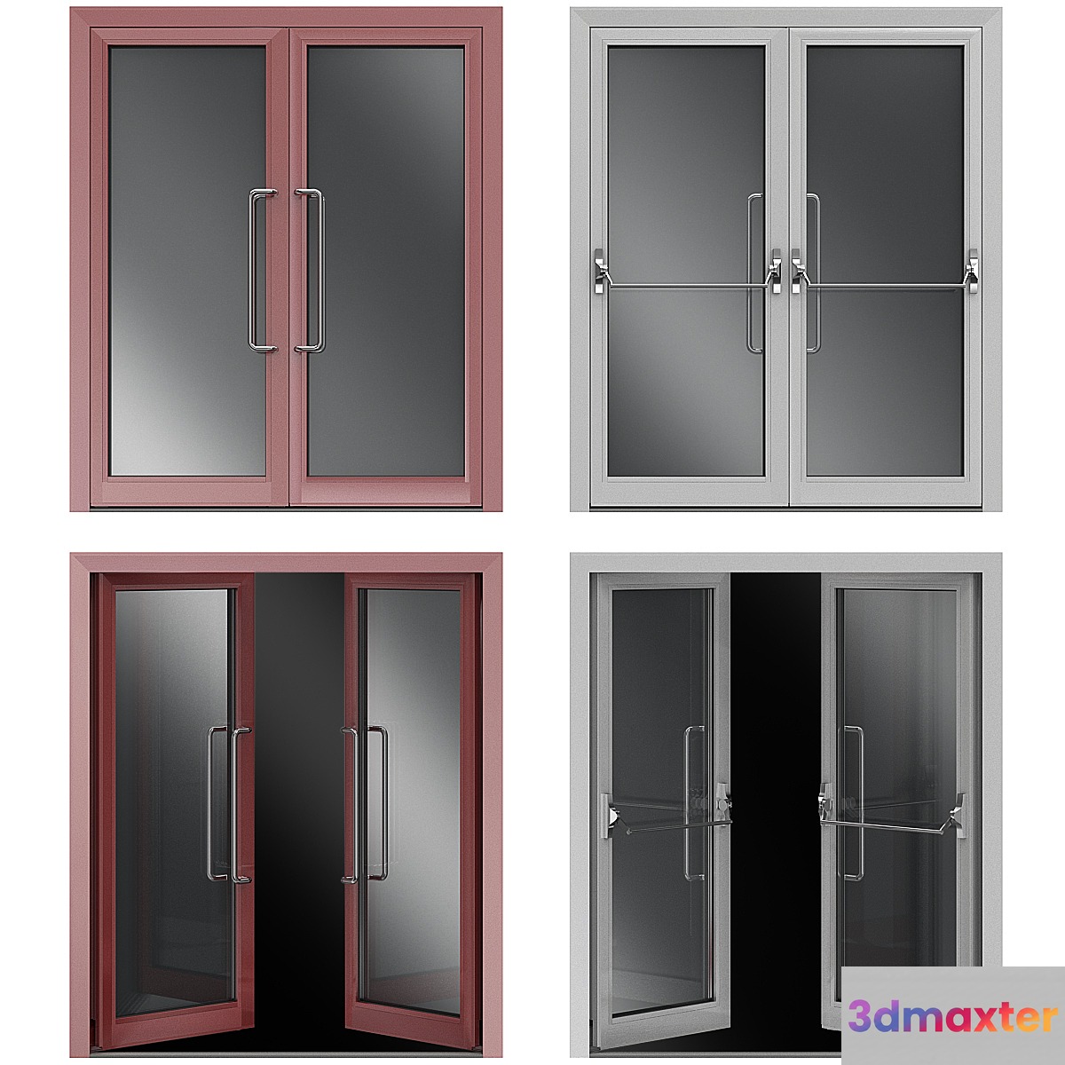 Metal swinging fire doors - No.4