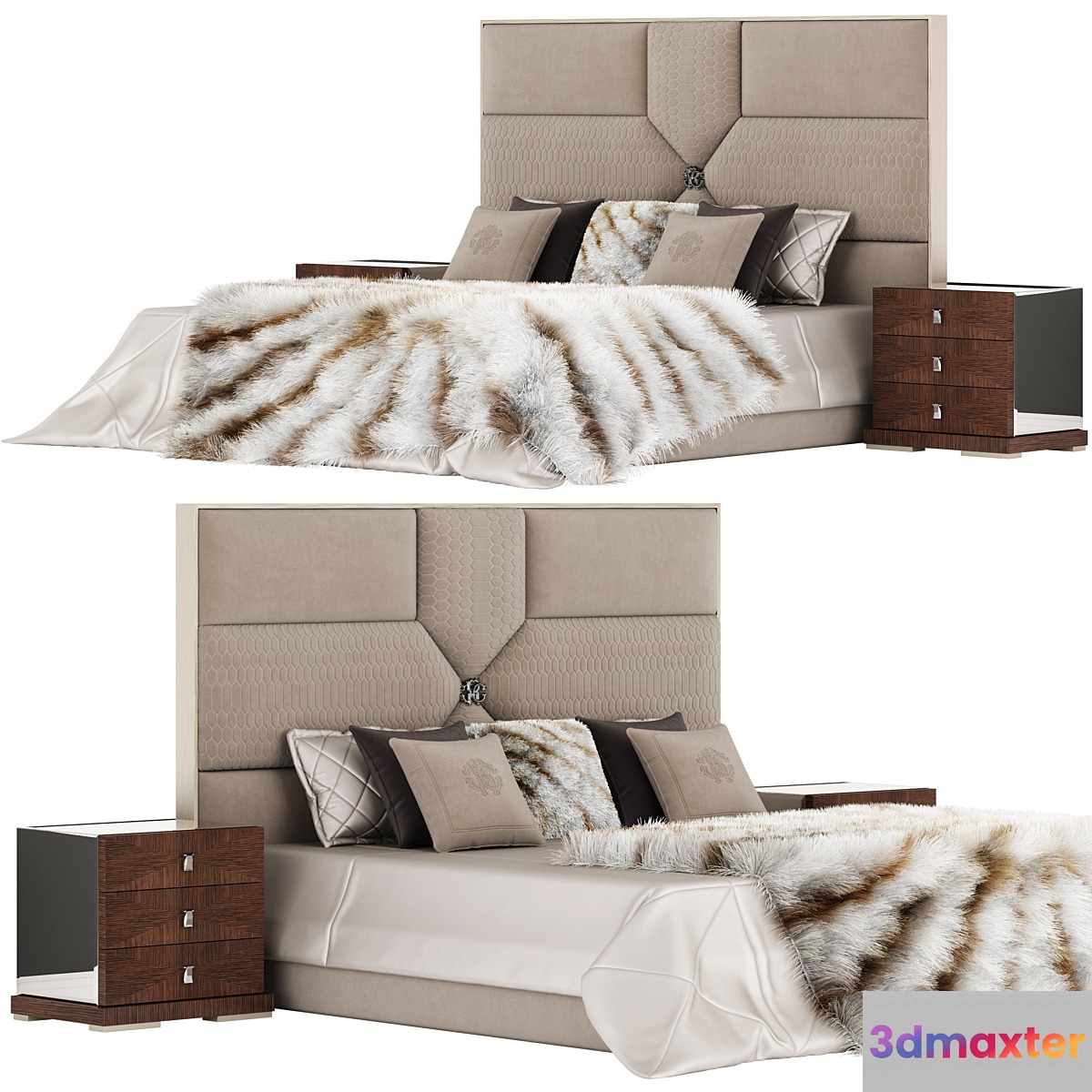 Roberto Cavalli Springs Bed Amb-1 3D Max