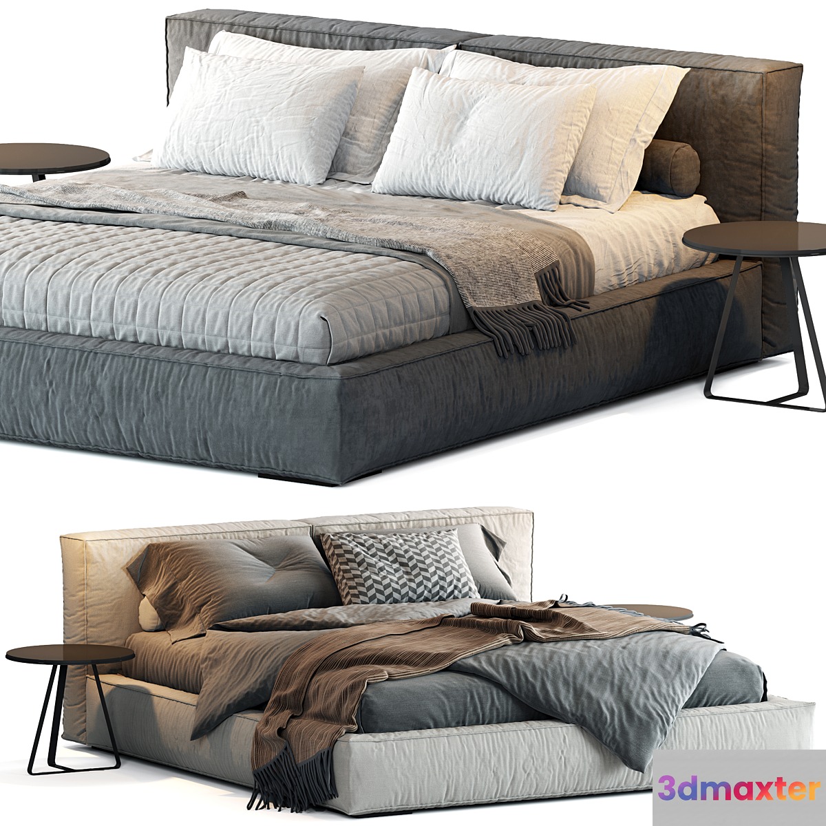 Boca Navi Bed 3D Max