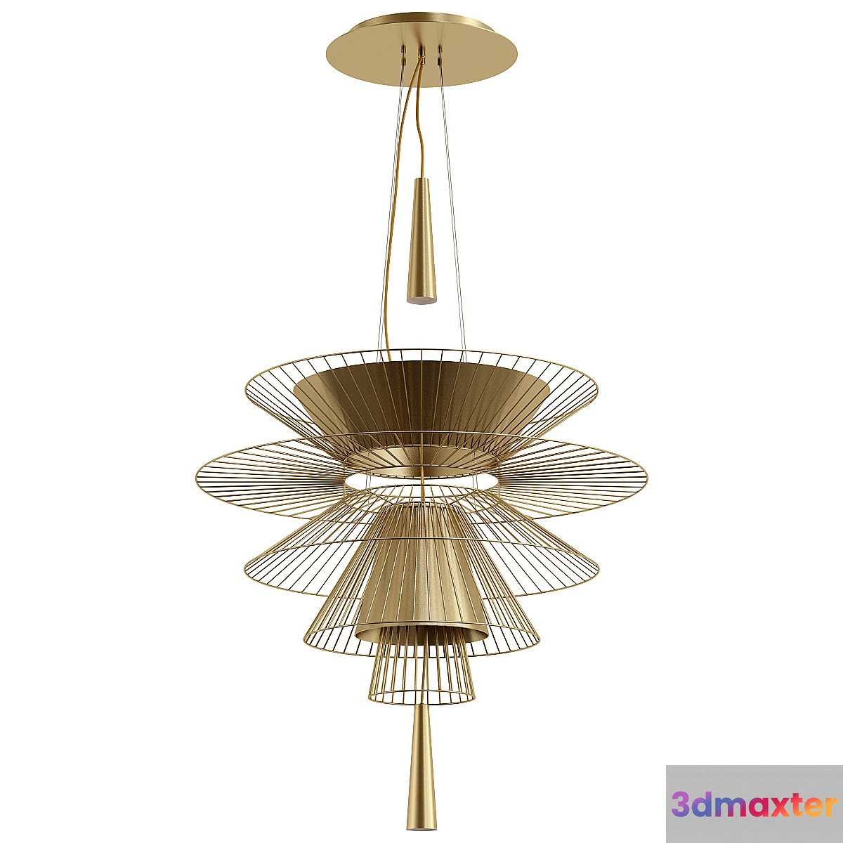 Shade Metal Chandelier - No.2