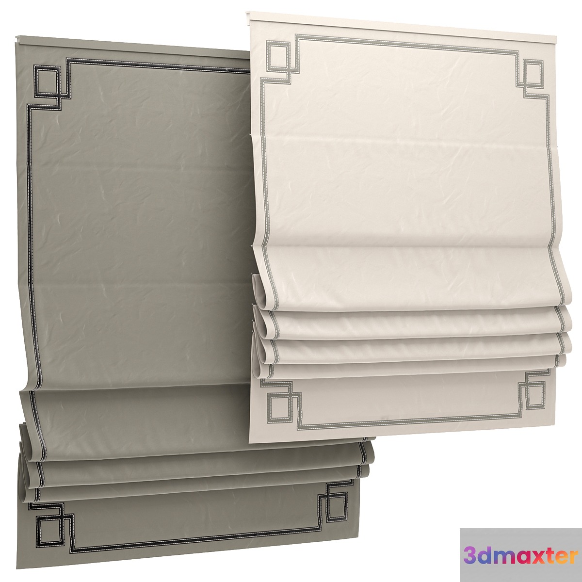 Roman shade 114 3D Max