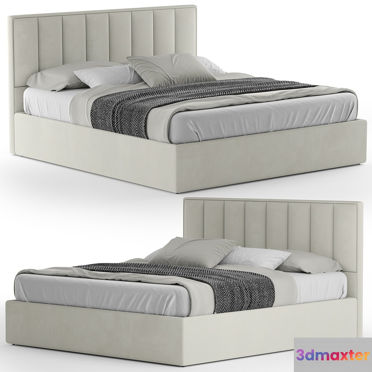 Bed Claire Mebelroom 3D Max