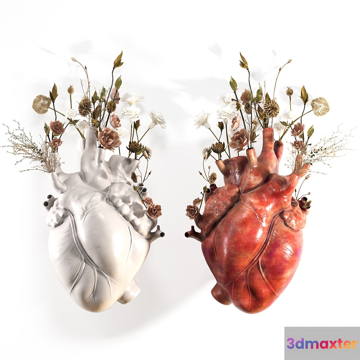Wall Heart Vase - No.2