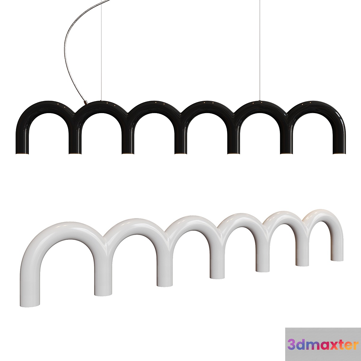 OBLURE ARCH BLACK 3D Max
