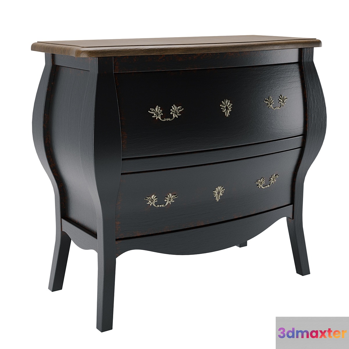 Chest of drawers Lipstick 3D Max