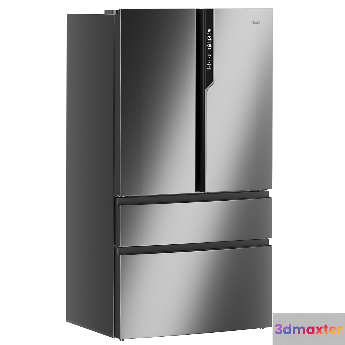 Refrigerator Haier HB25FSNAAARU - No.2 3D Max