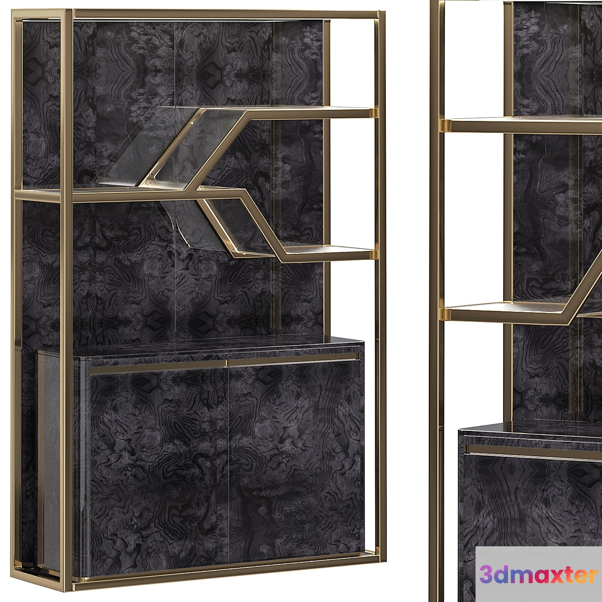 Charisma Bookshelf by Giorgio Collection 3D Max