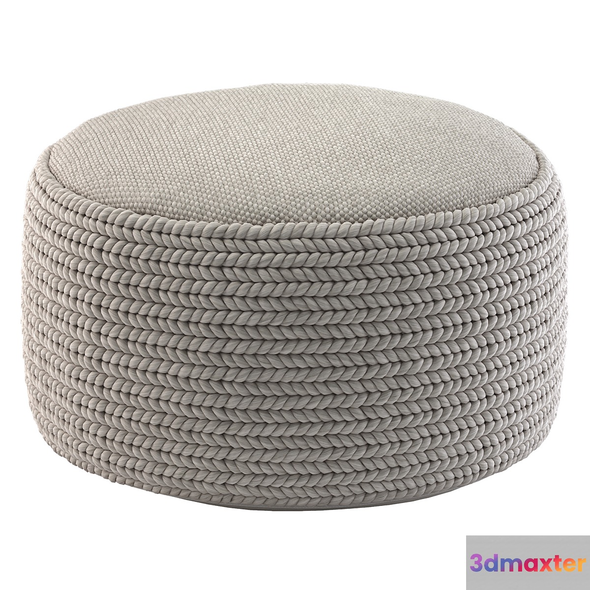 Hira Ottoman 3D Max