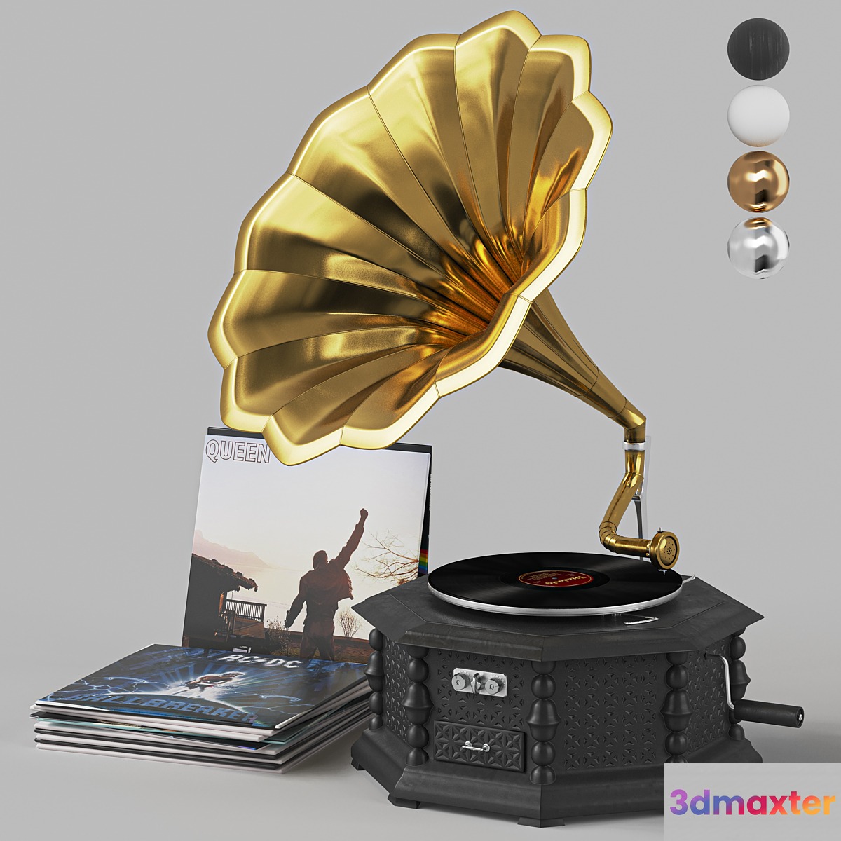 Patifon 3D Max