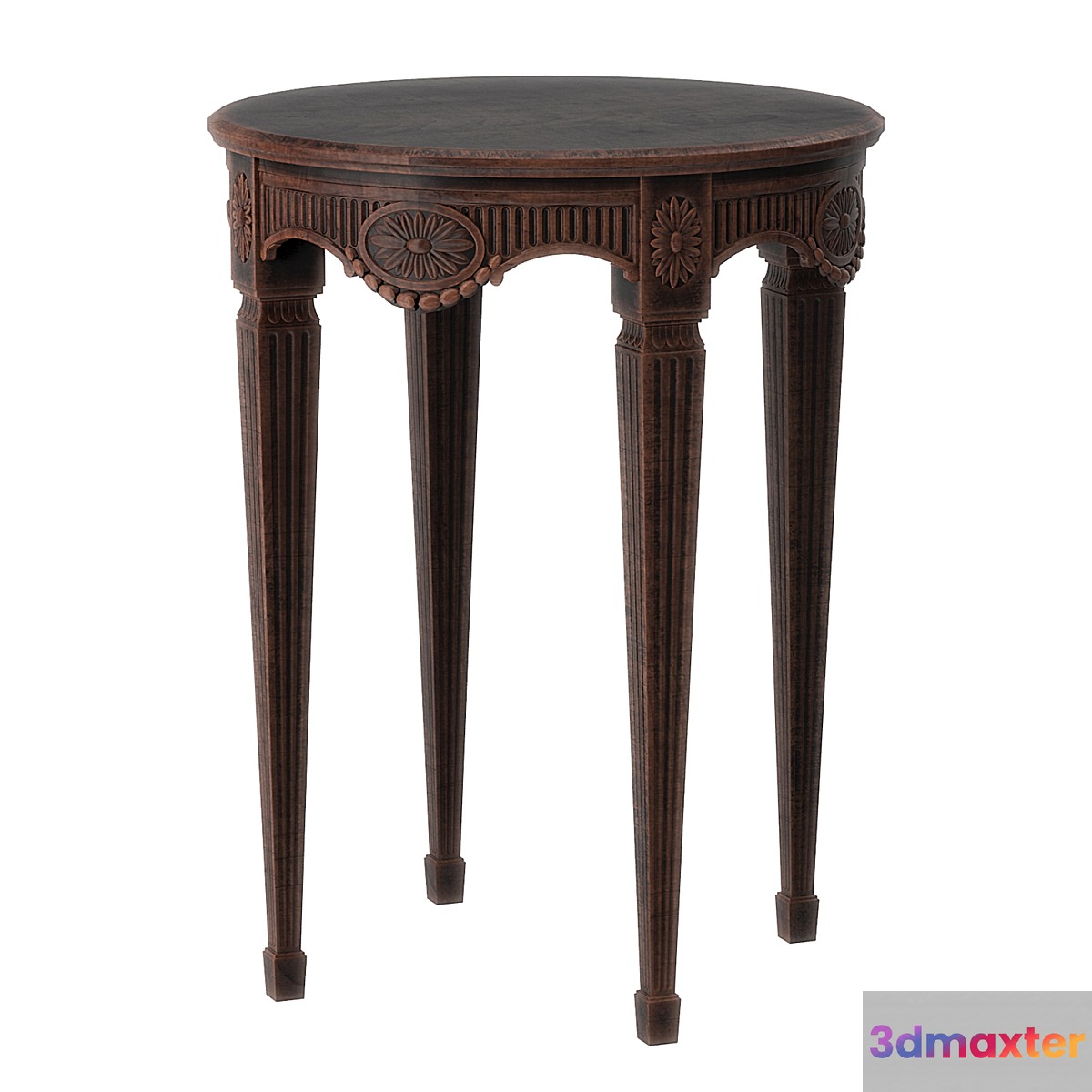 Antique French Side Table 3D Max