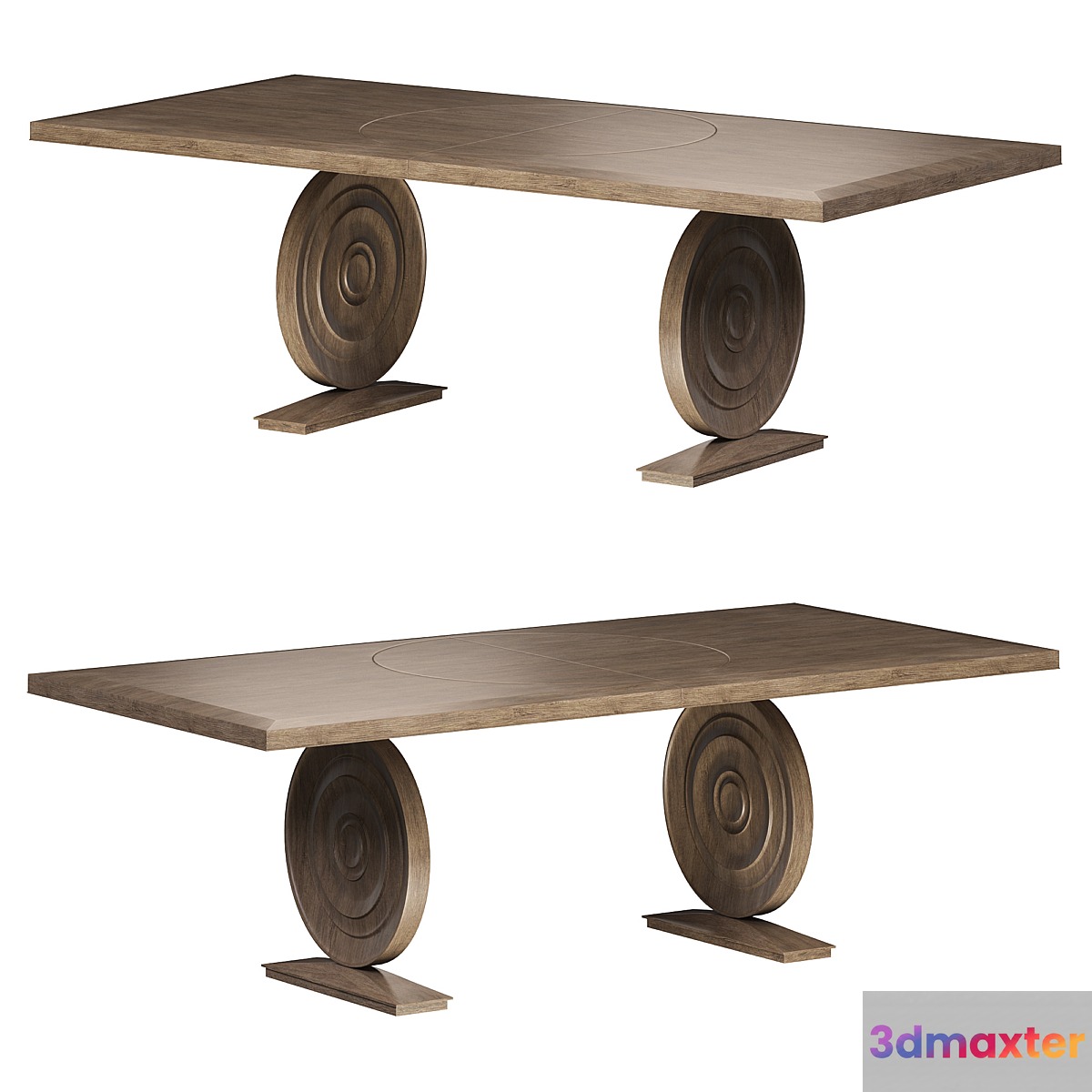 HEMINGWAY DINING TABLE by bakerfurniture 3D Max