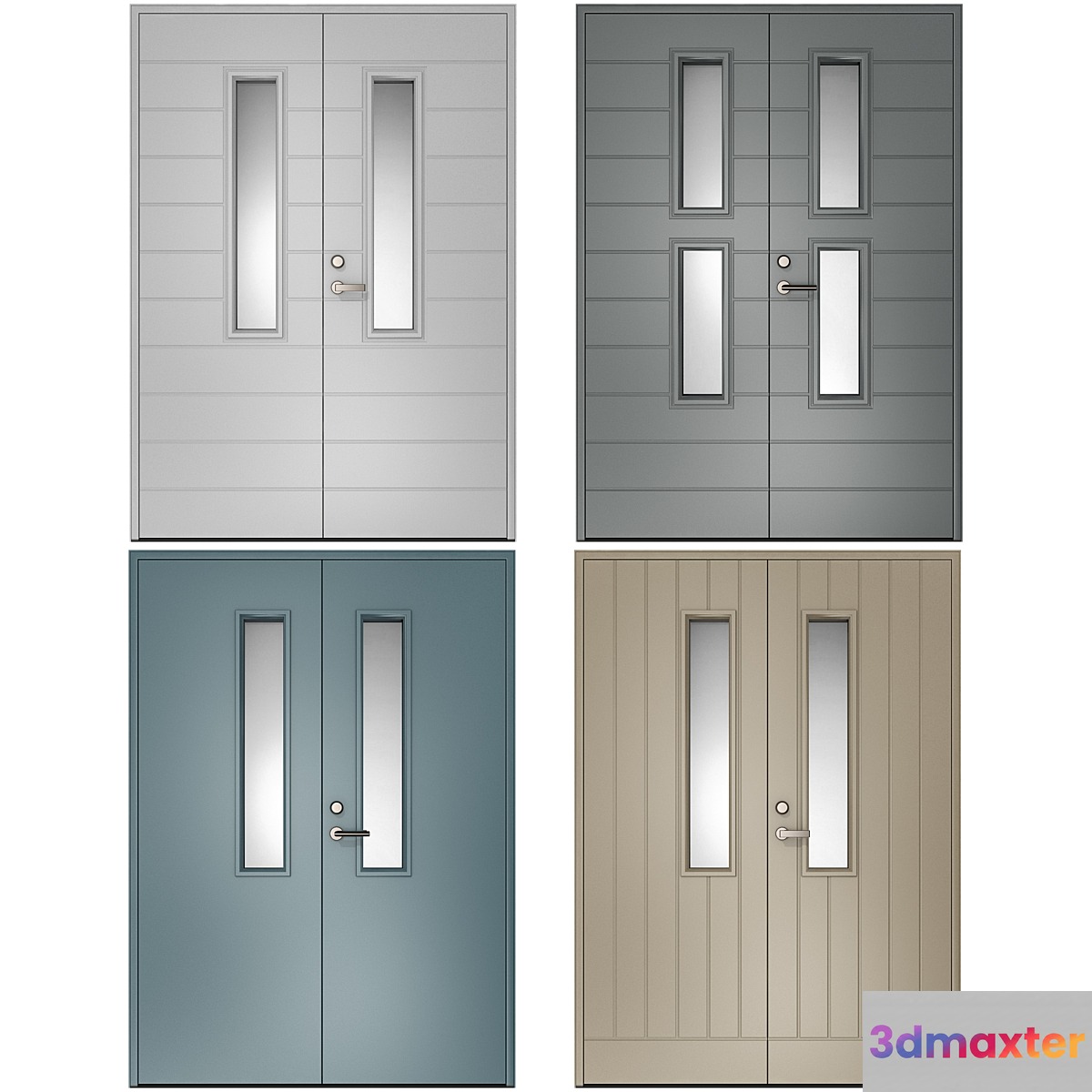 Metal swinging fire doors - No.3
