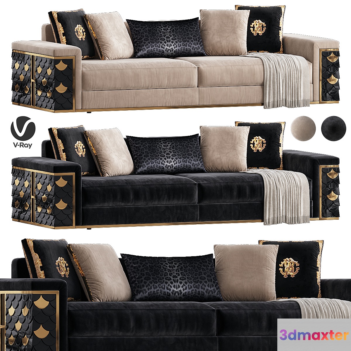 Prens metal sofa