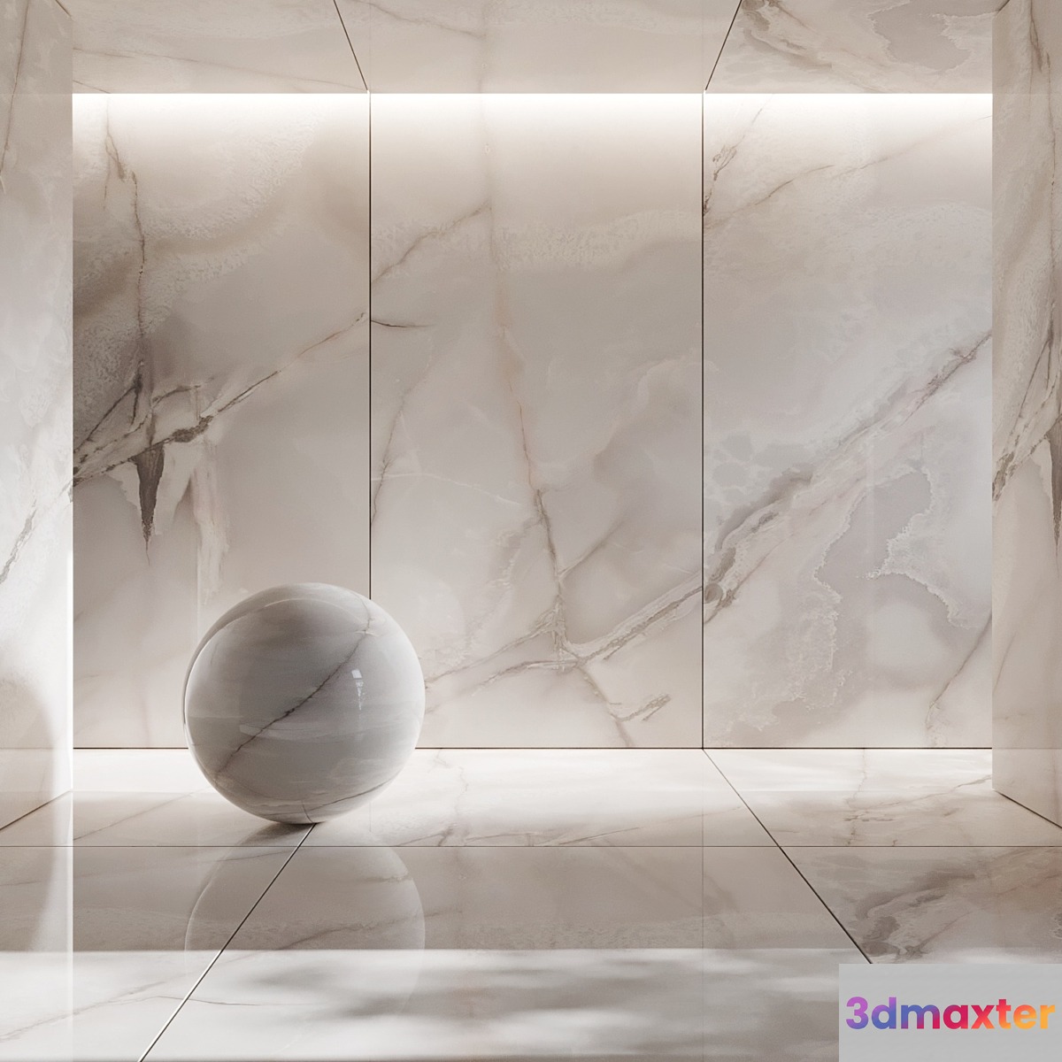 Onice Perla Porcelain Tiles 3D Max