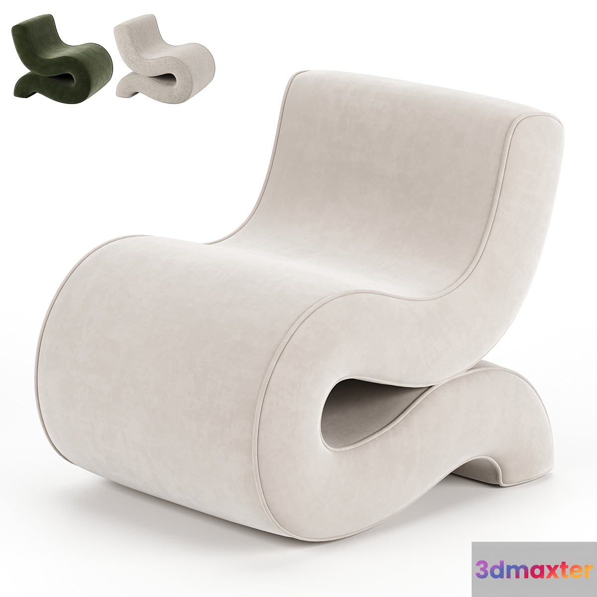 Bold lounge chair By Eichholtz 3D Max