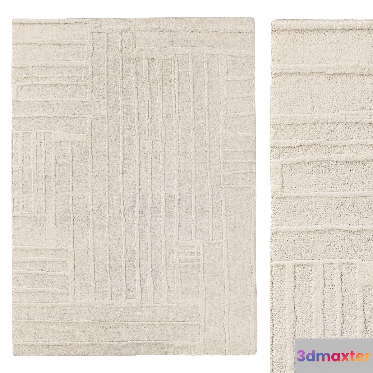 PAAVAI HAND-KNOTTED WOOL RUG