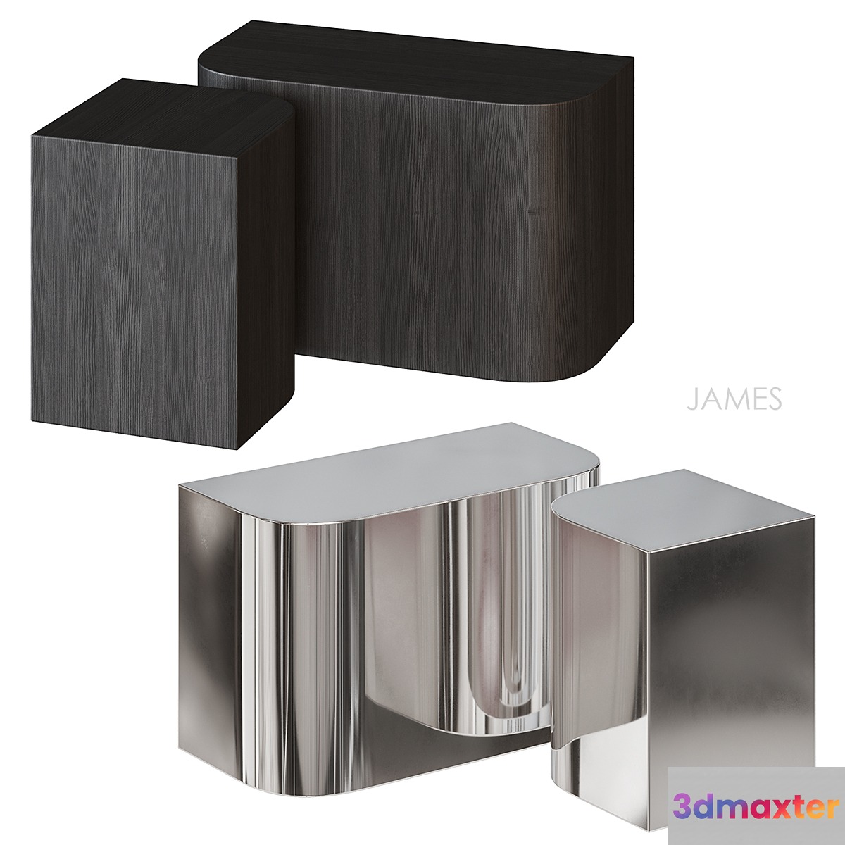 Minotti James table 3D Max