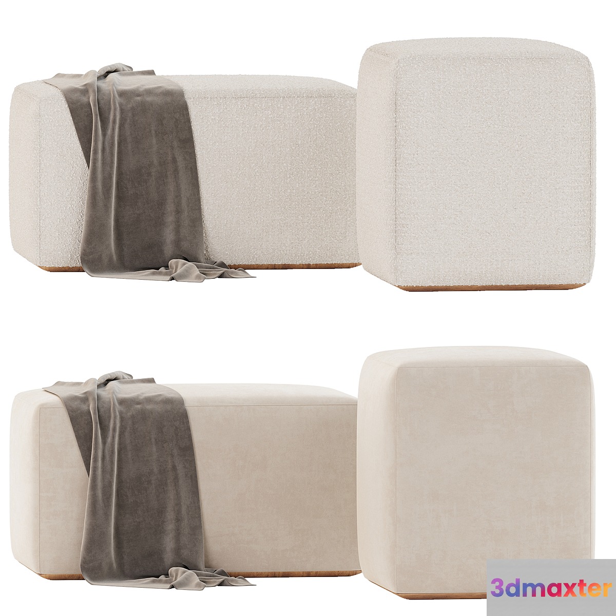 OTTO | Pouf by Studio Henk 3D Max
