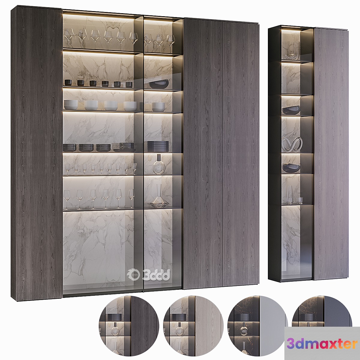Cupboard Set 16 _ Corona Renderer