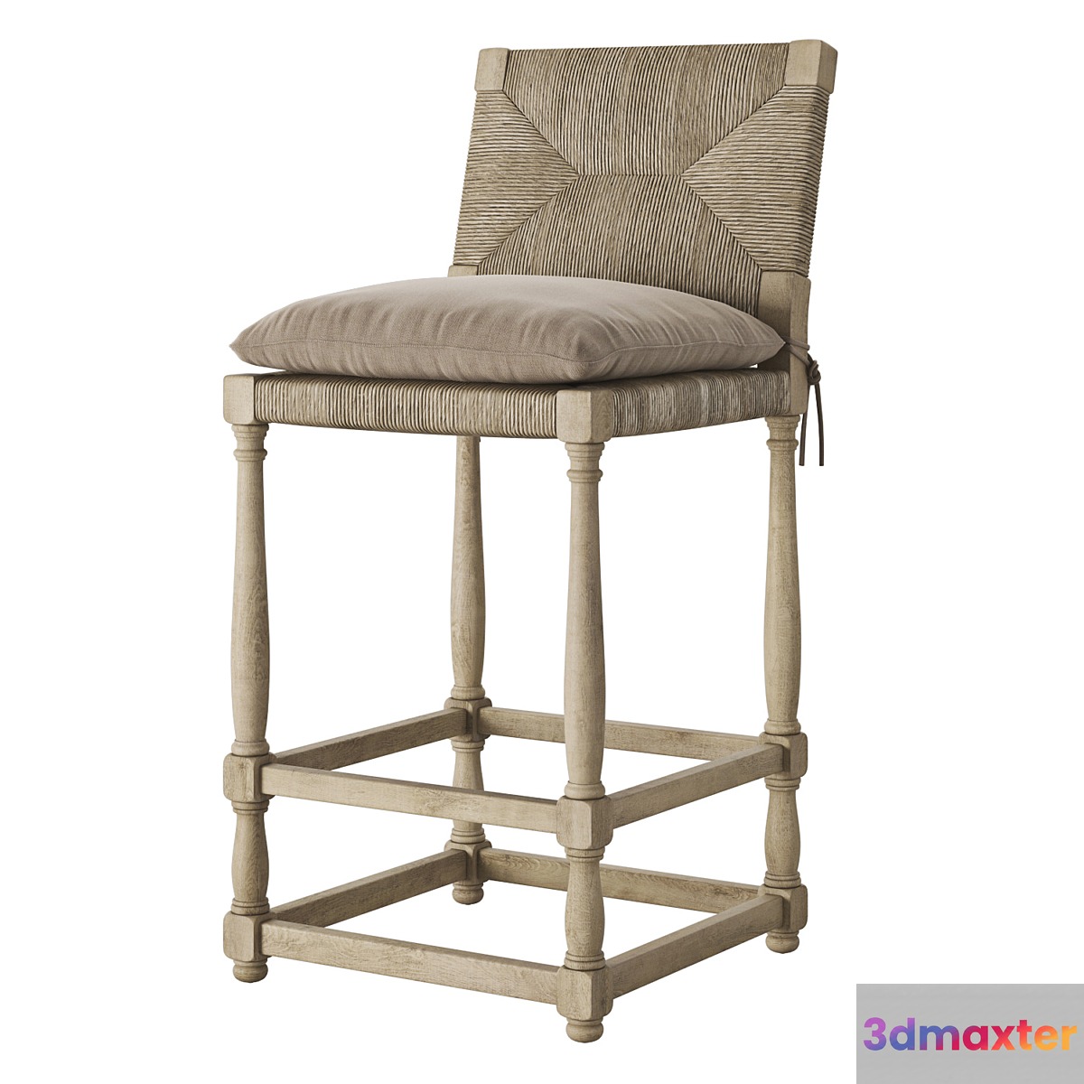 Gregorius Pineo Henri II Rush Barstool 3D Max