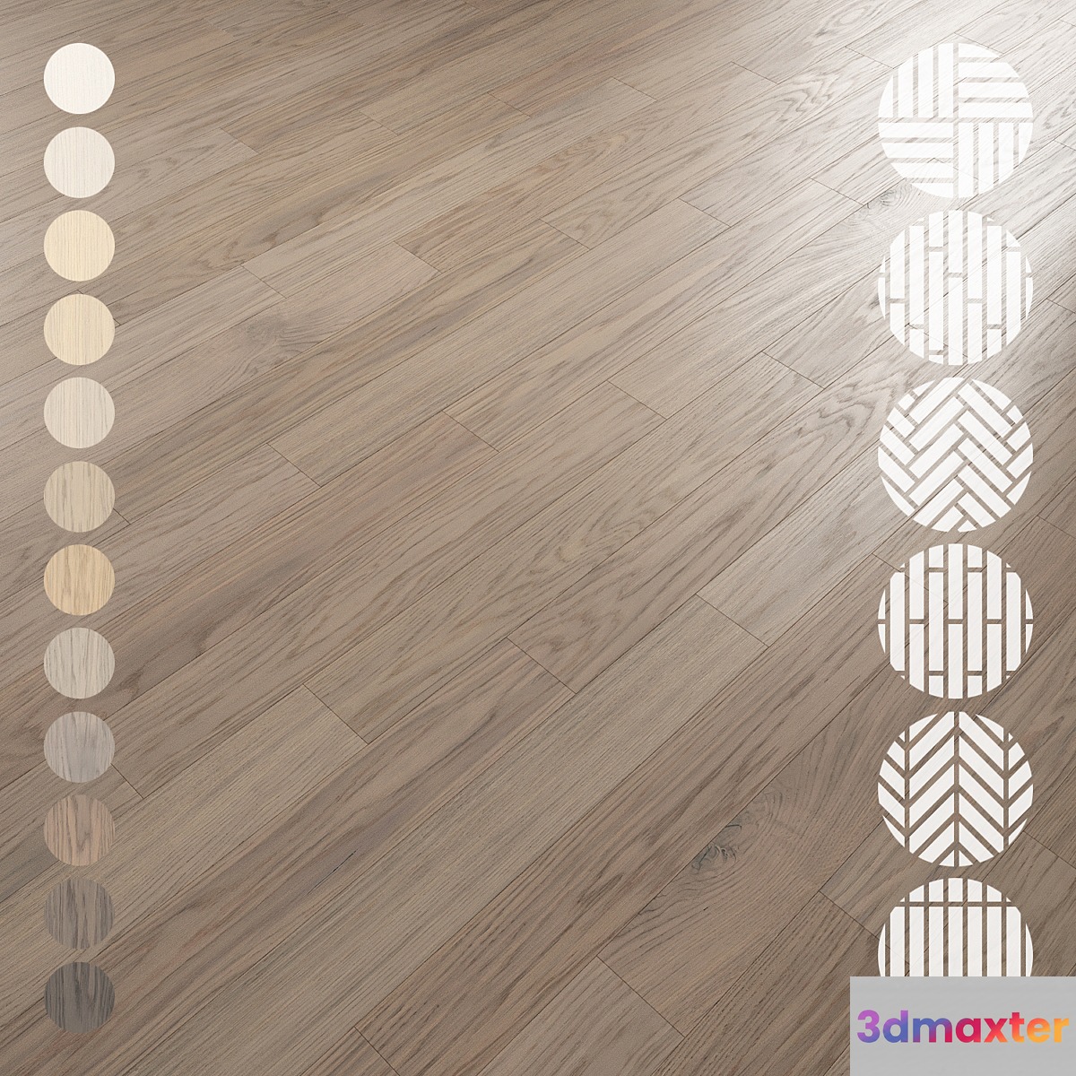 Oak Flooring Set 044