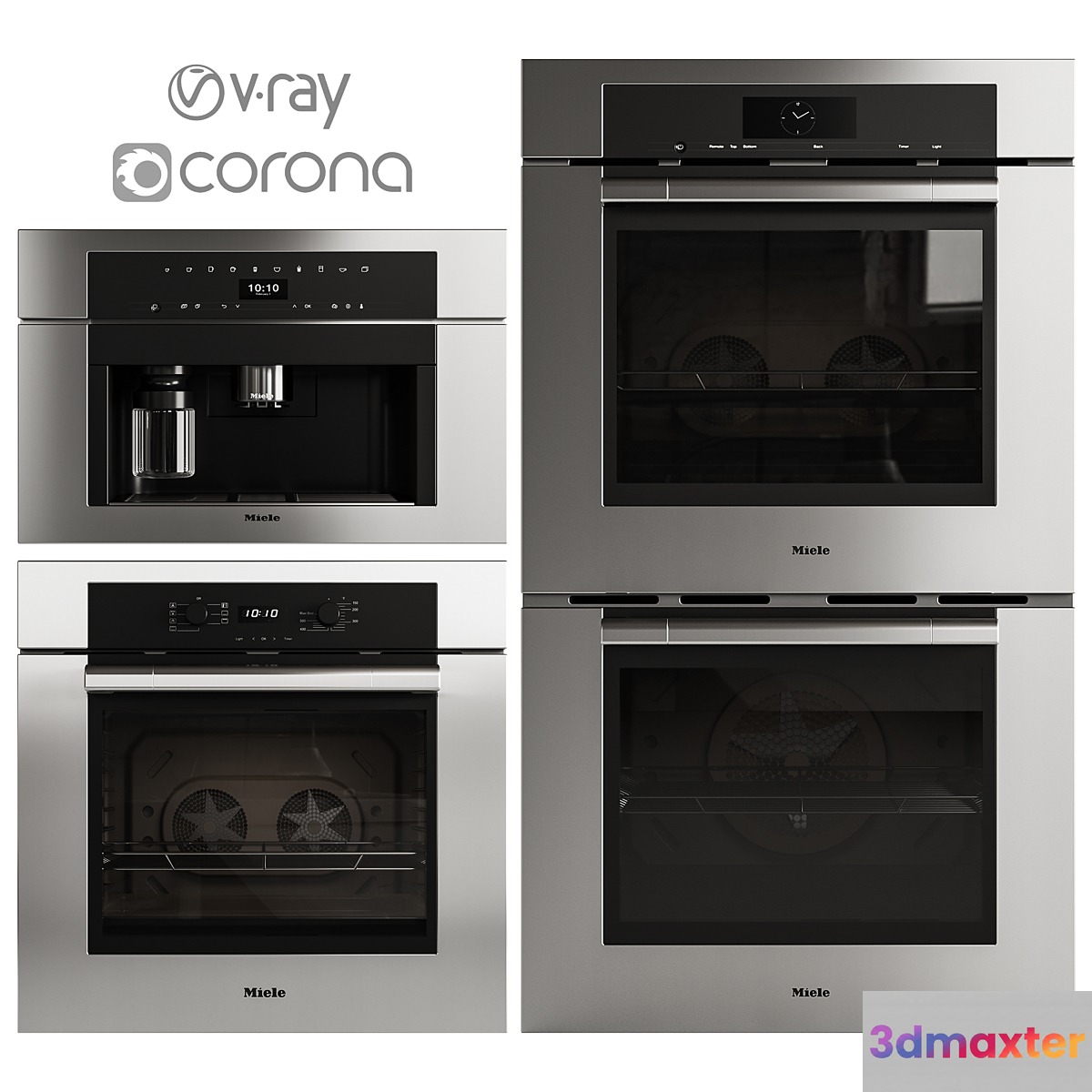 Miele set03 3D Max