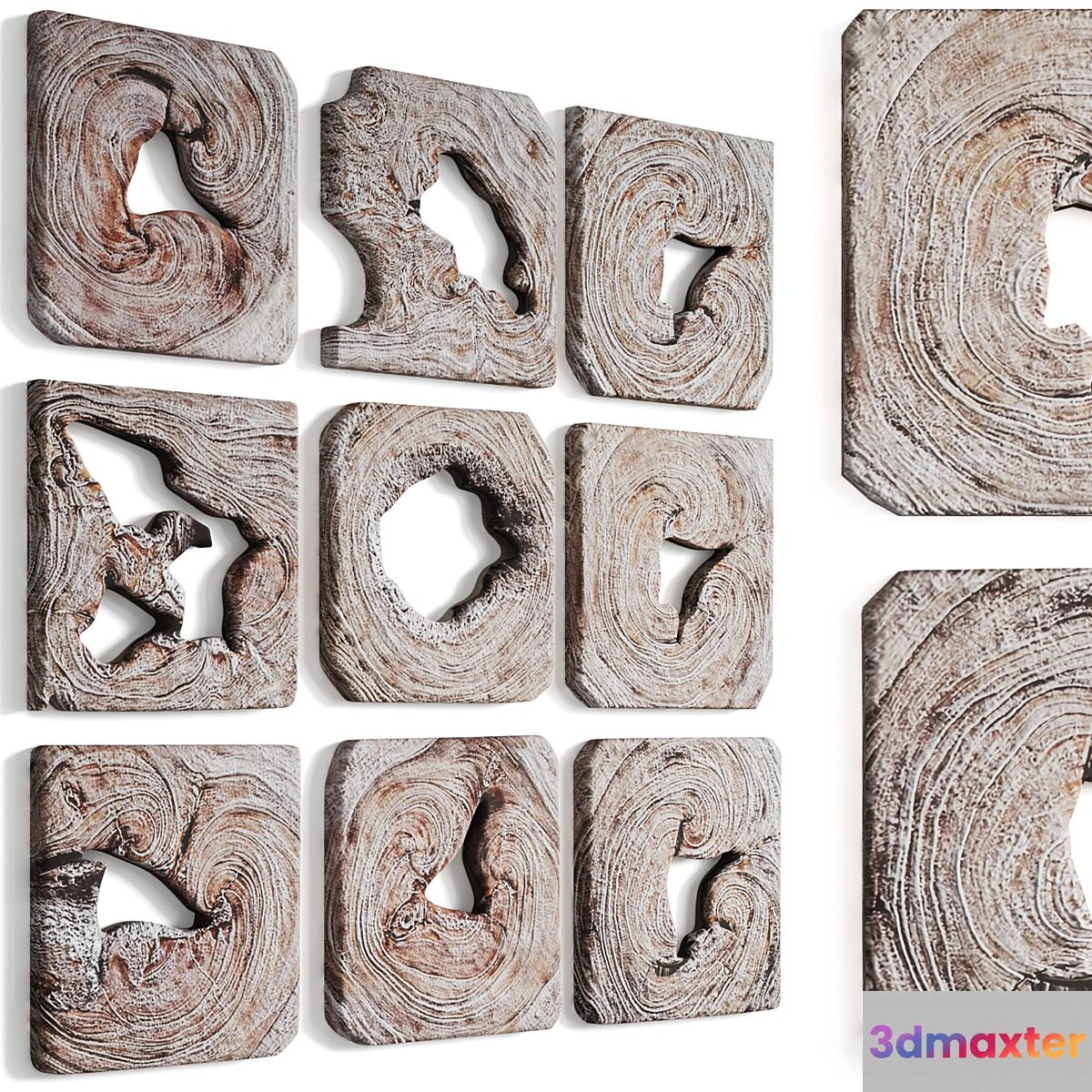 Wood wall decor by Birch Lane 3D Max