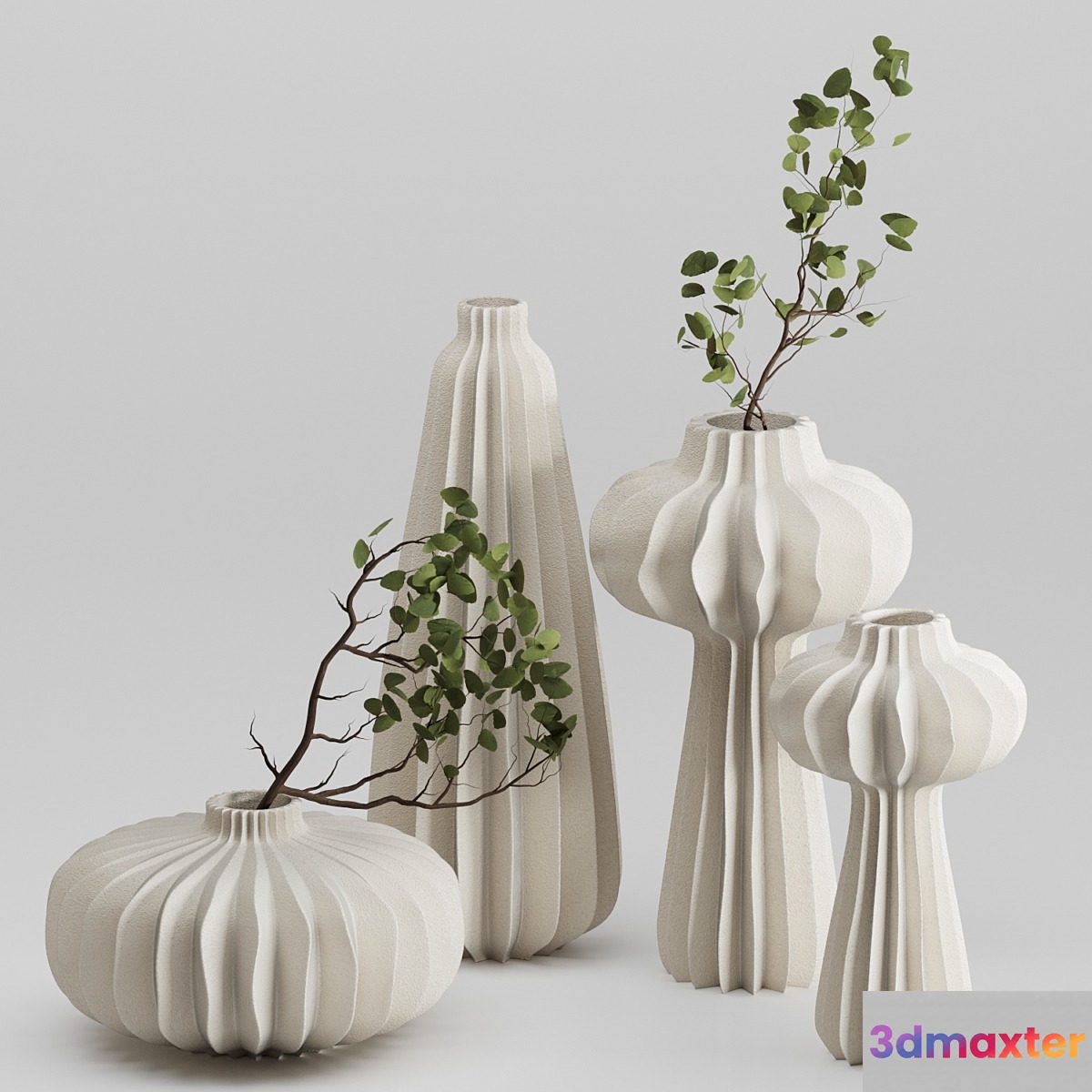 Vase Set 01-Lithos Vases - No.2