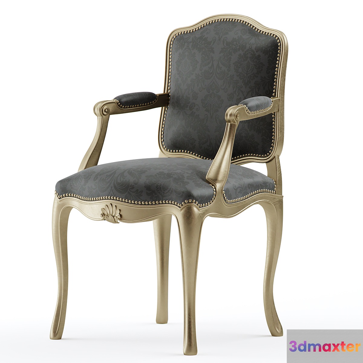 Louis Classic Chair 2 by Ritz Paris 3D Max