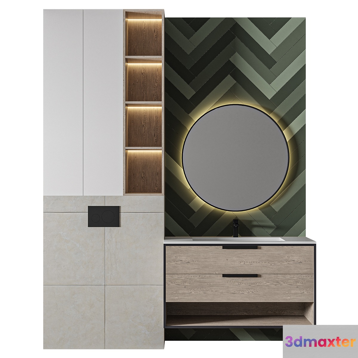 Luxury Bathroom 234 3D Max