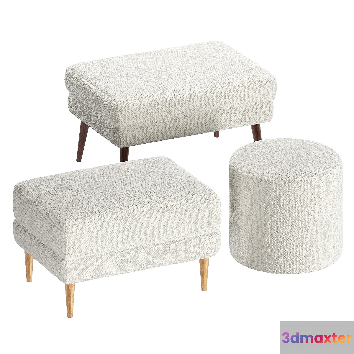 Set of Poufs La Redoute Interieurs