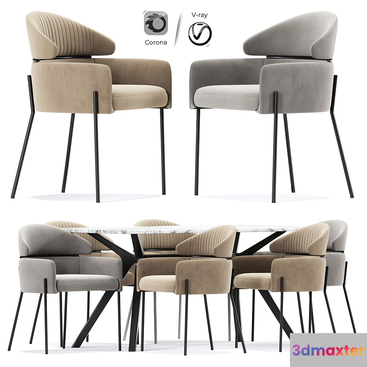 Armrests Alexia Kare Chest Table