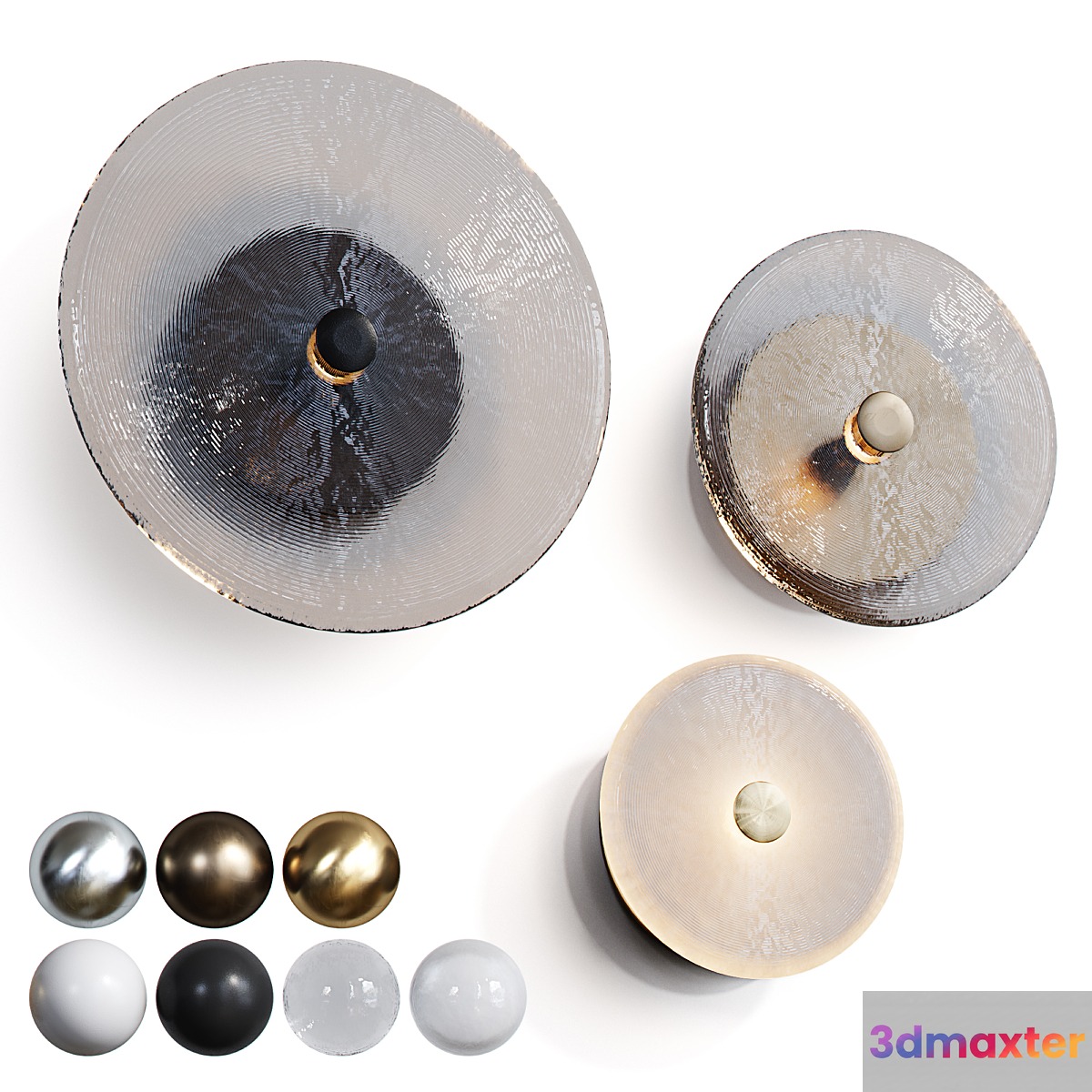 Wall lamps CORAL from Soktas 3D Max