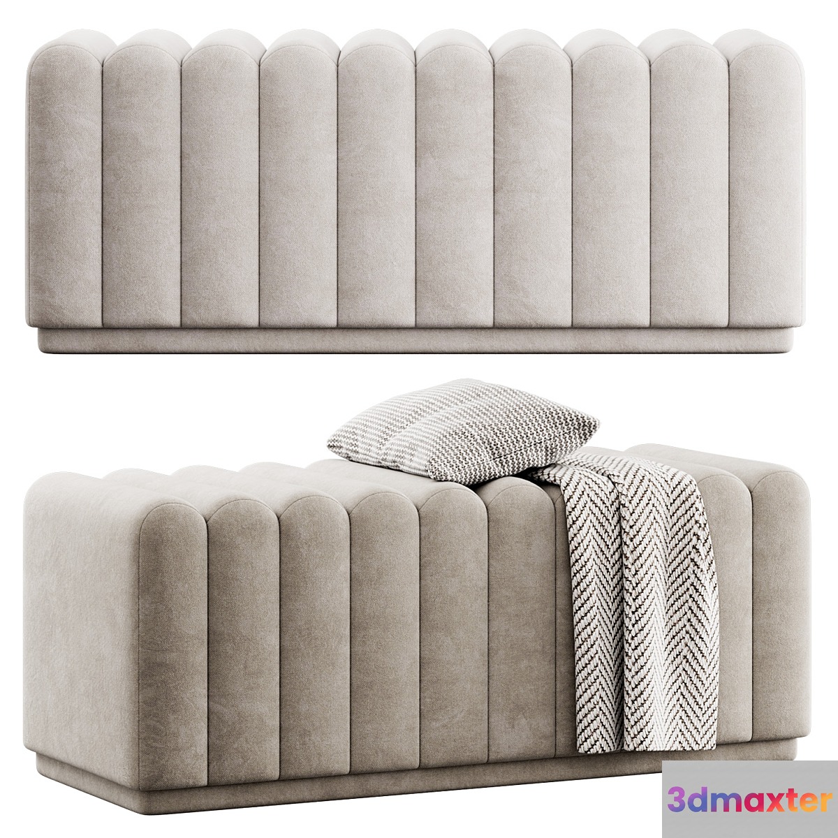 Bente Bench by Eichholtz 3D Max
