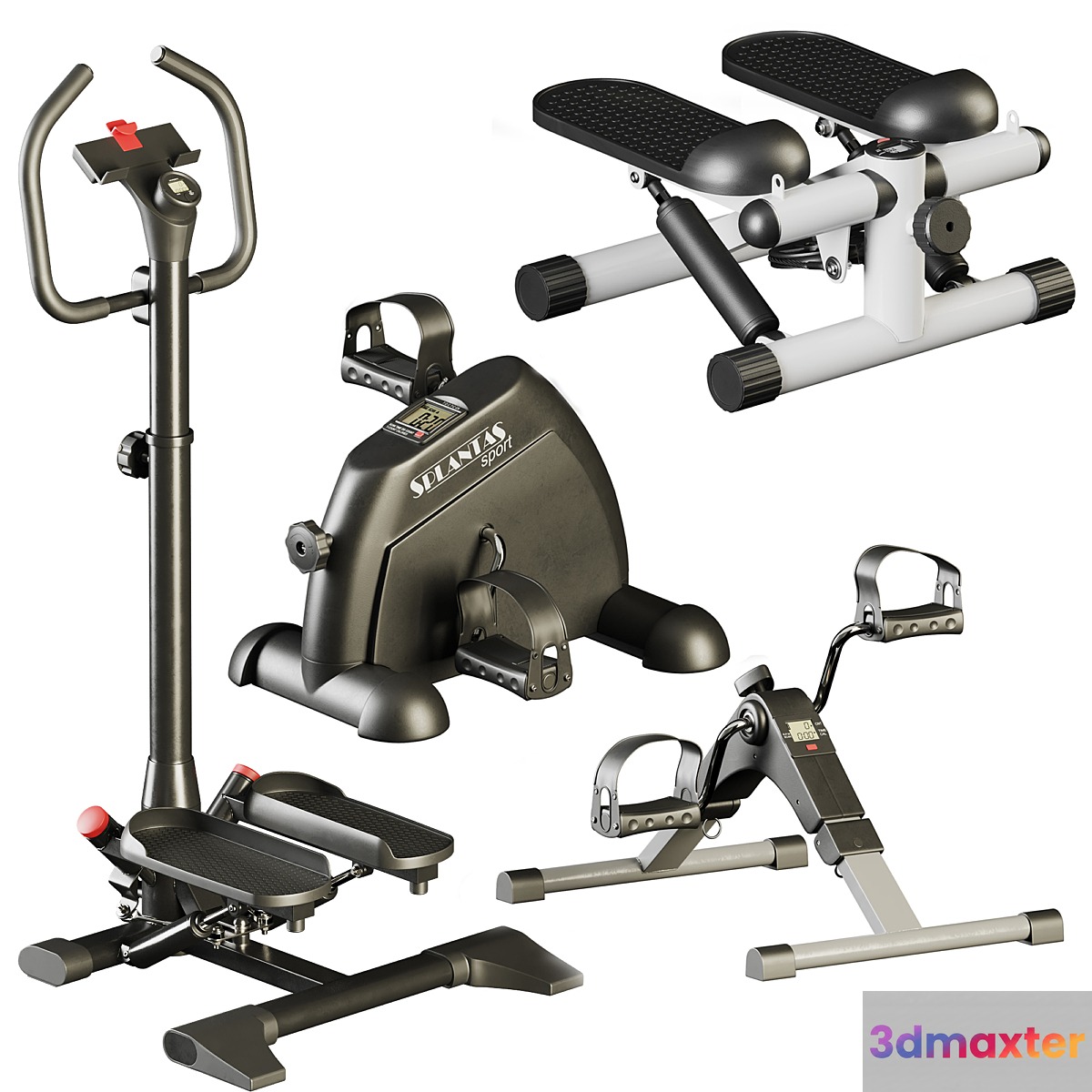 Set of home steppers for feet and hands