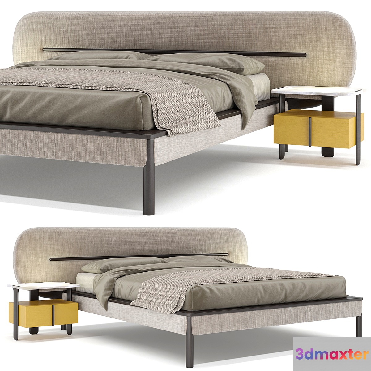 Carpanese Home LIPS XL Bed