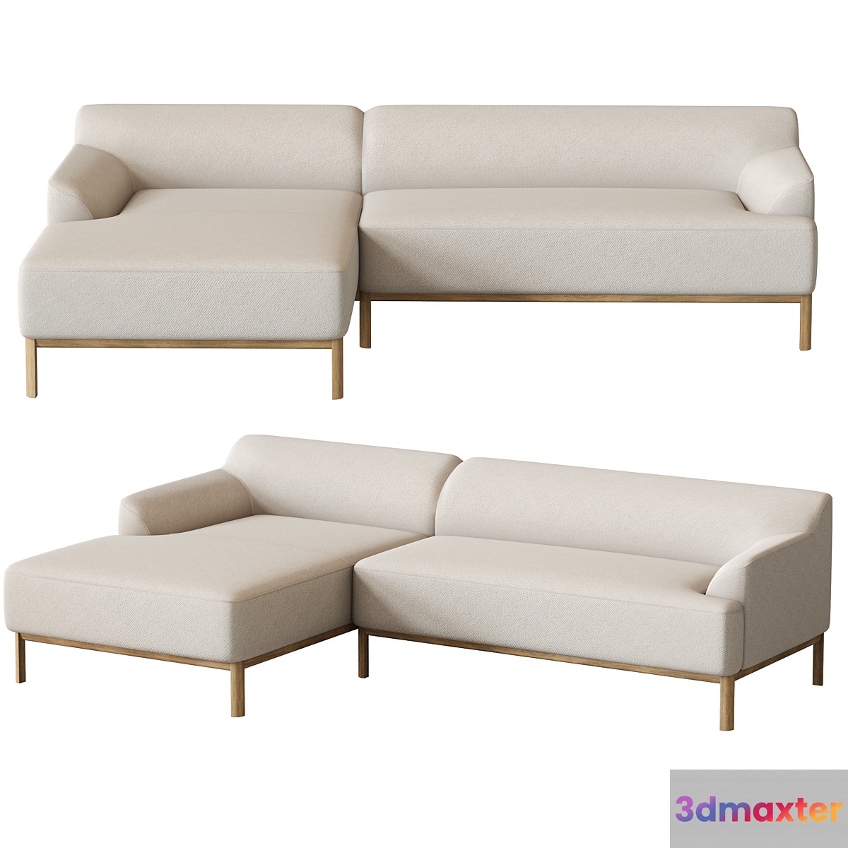 Caro Sofa 3 seater with chaise longue - No.2