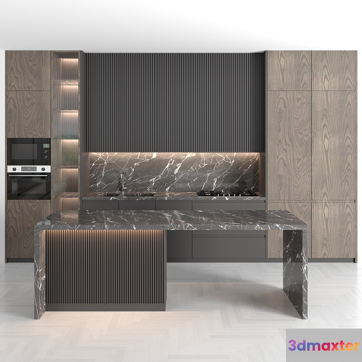 Kitchen 3D Max