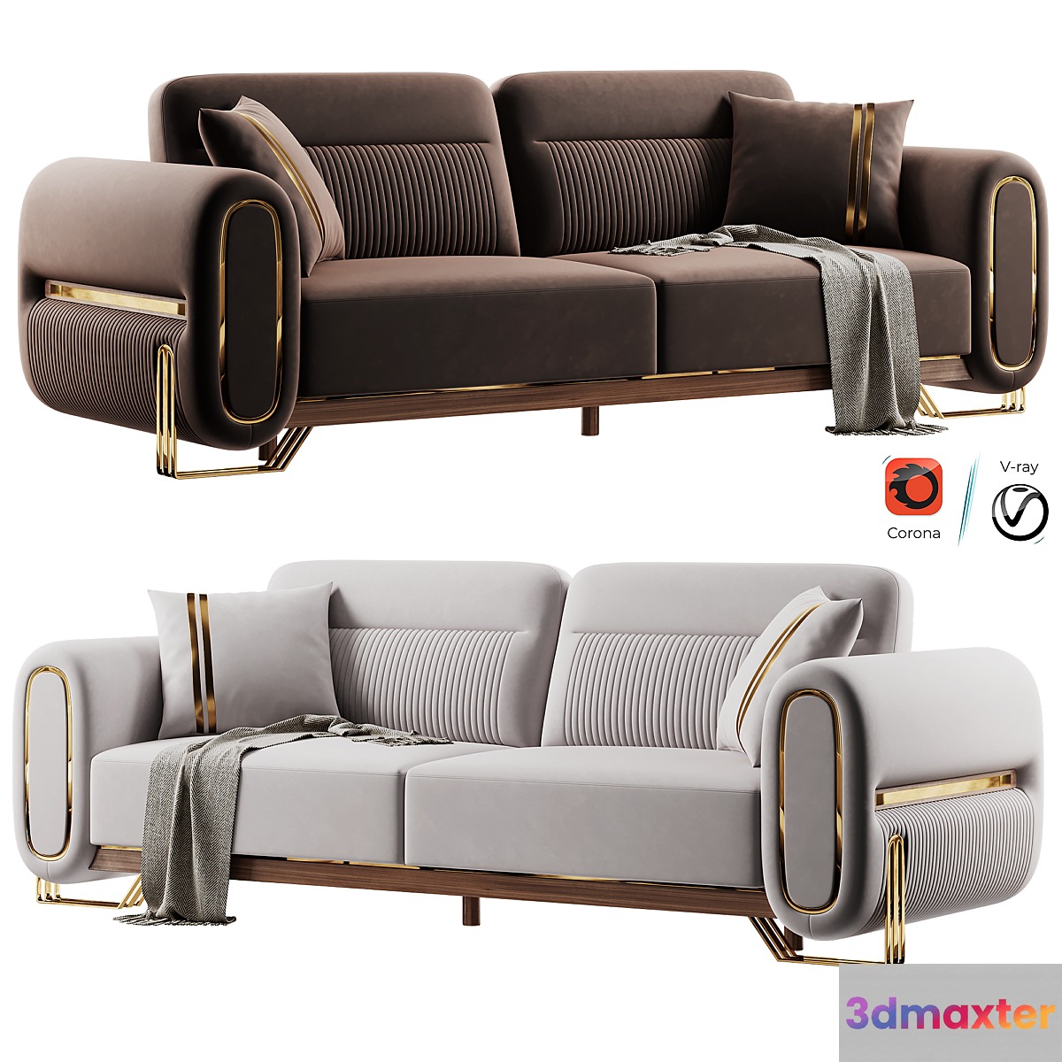 Rolex Sofa 3D Max