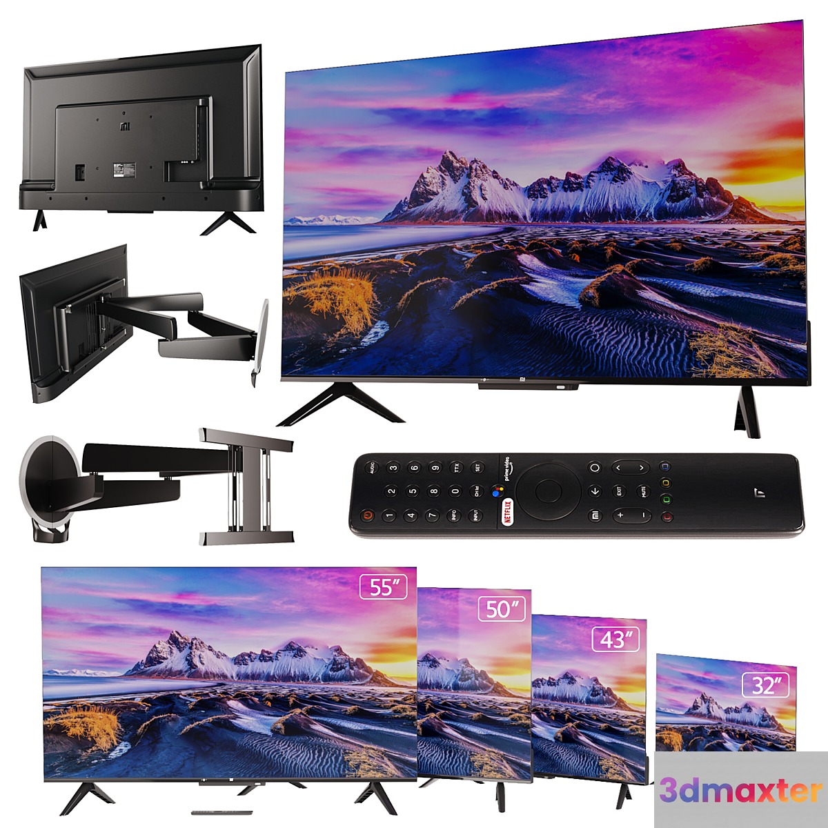 TV Mi TV P1 3D Max
