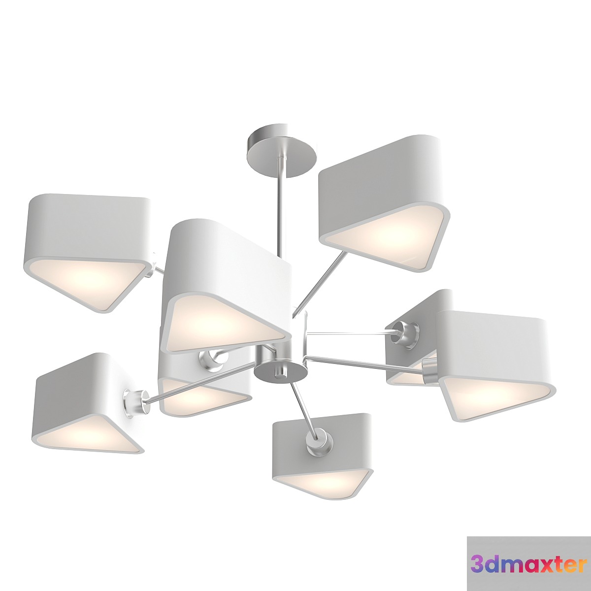 Pendant chandelier Freya BRIANNE FR5040PL-08CH - No.2 3D Max
