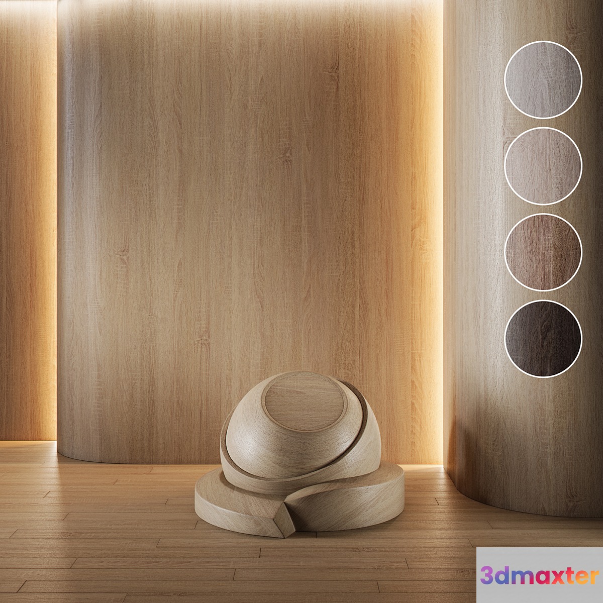 Wood Oak set (seamless) | laminate | Parquet | 05