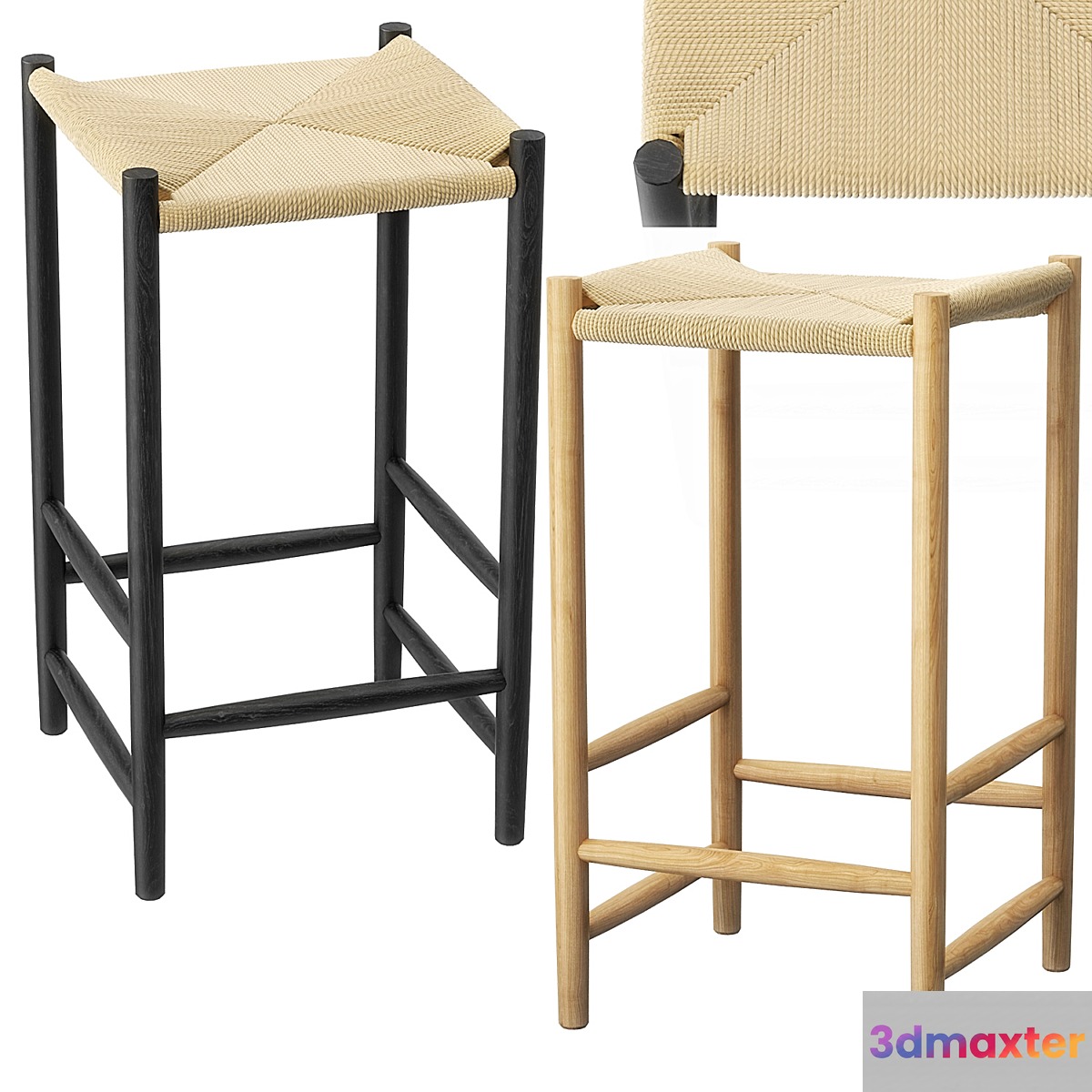 J164C Counter stool 3D Max