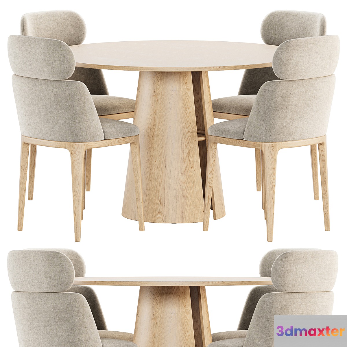 Dining Set 25 3D Max
