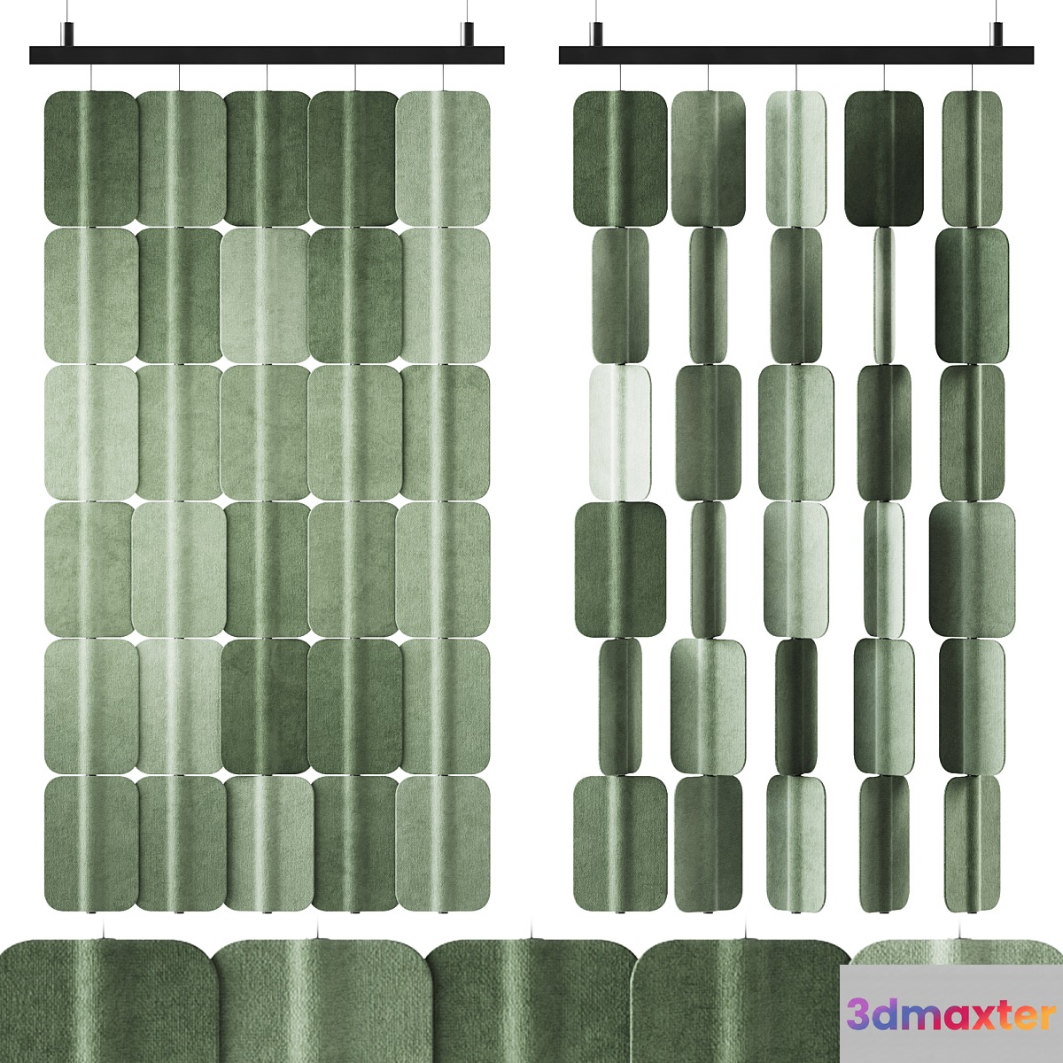 Patch PA H006 x5 Hanging Acoustic Divider by True Design _ Acoustic Divider - No.3
