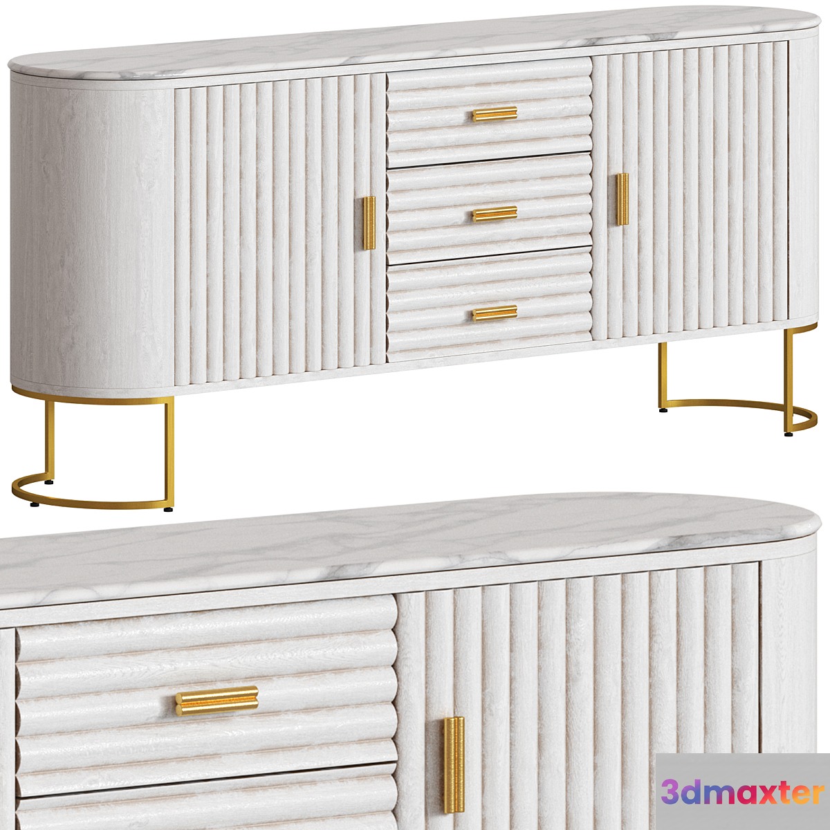 Vical Furniture Gless 3D Max